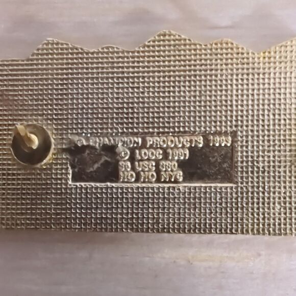 Champion Lillehammer '94 Pin - Blue and Gold - Picture 3 of 8